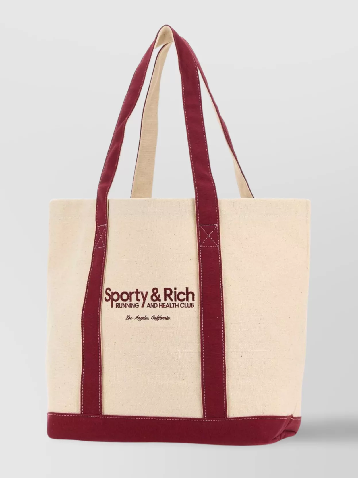 Sporty And Rich Tote Bag Canvas Reinforced Bottom