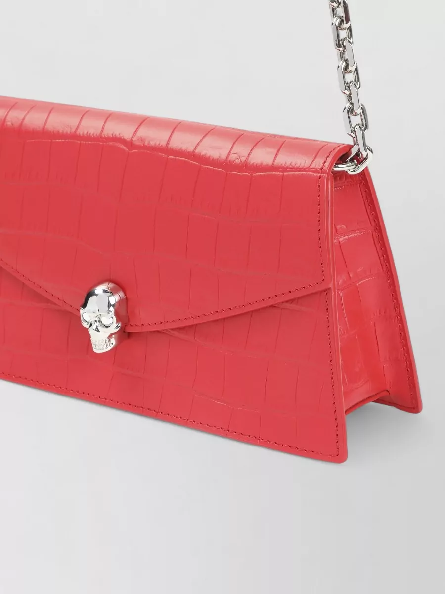 Alexander Mcqueen Skull Mini Leather Clutch Bag