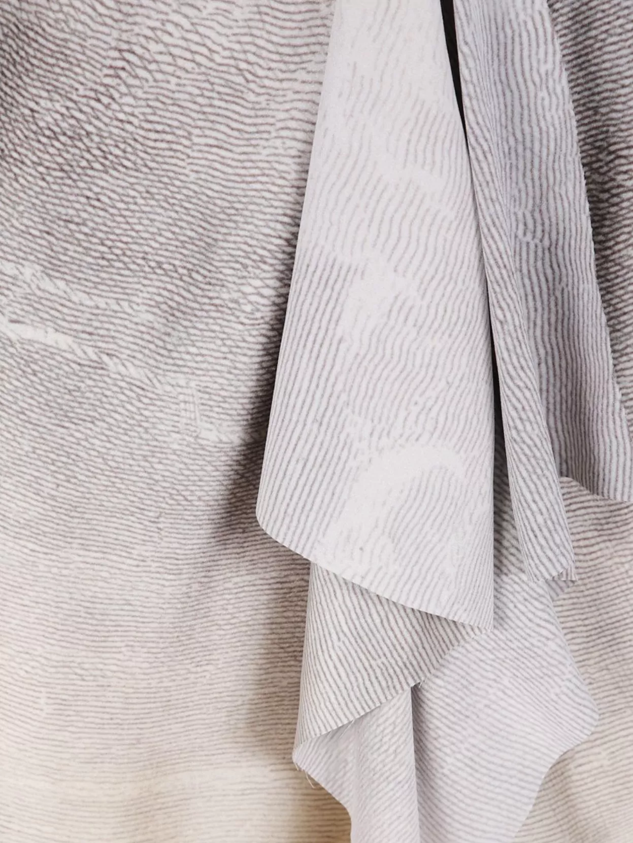 Pierre Louise Mascia Skirt With Draped Detail And Landscape Print