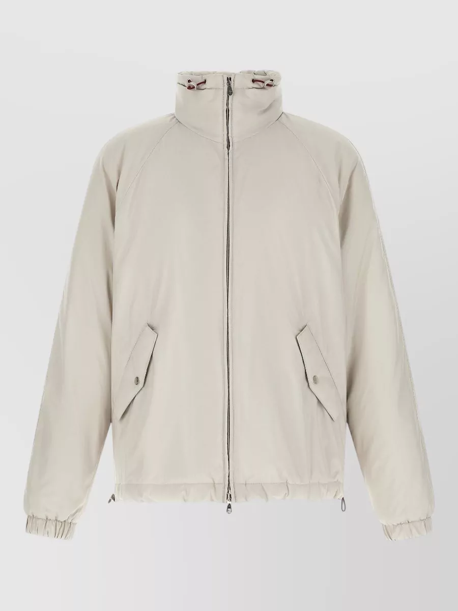 Brunello Cucinelli Polyester hooded padded coat