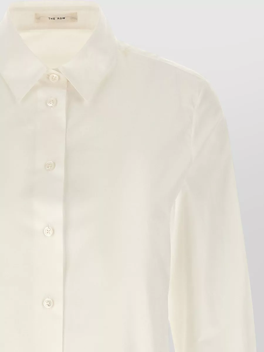 The Row Sadie Tailored Shirt Long Sleeves Buttoned Cuffs