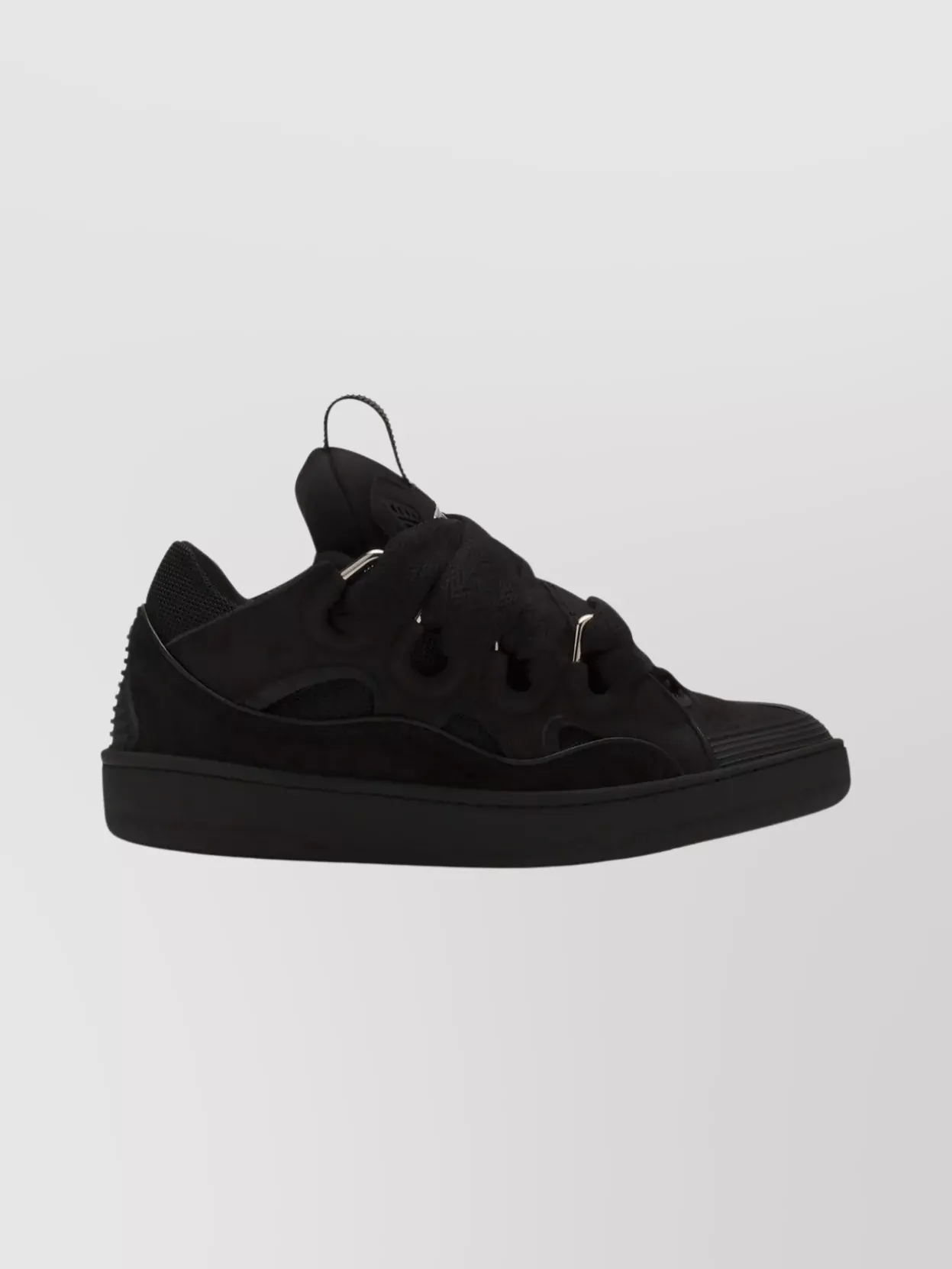 Lanvin Modern Padded Sneakers Featuring Mesh Panels
