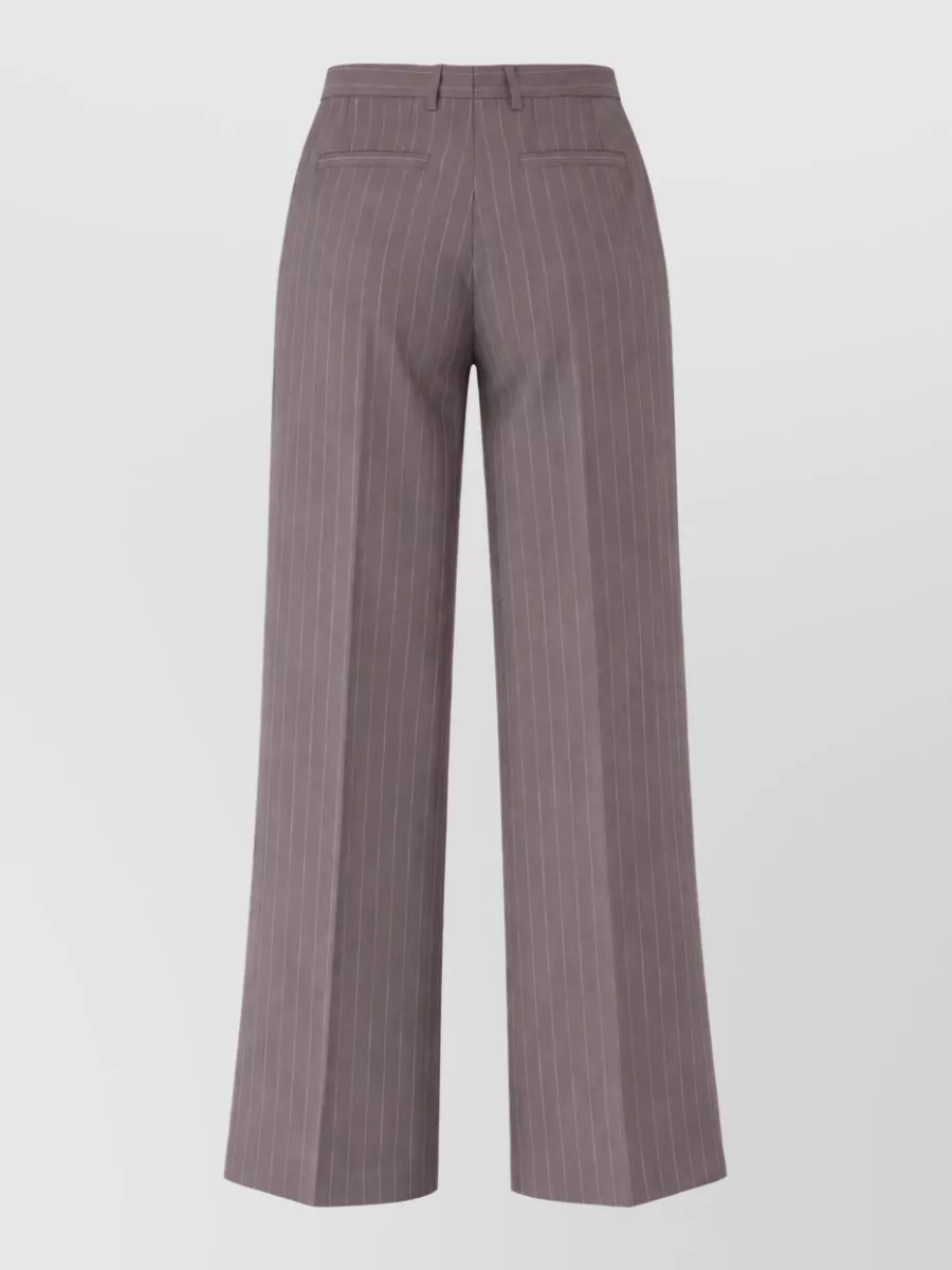 Dries Van Noten Wool Straight-Leg Suit Trousers