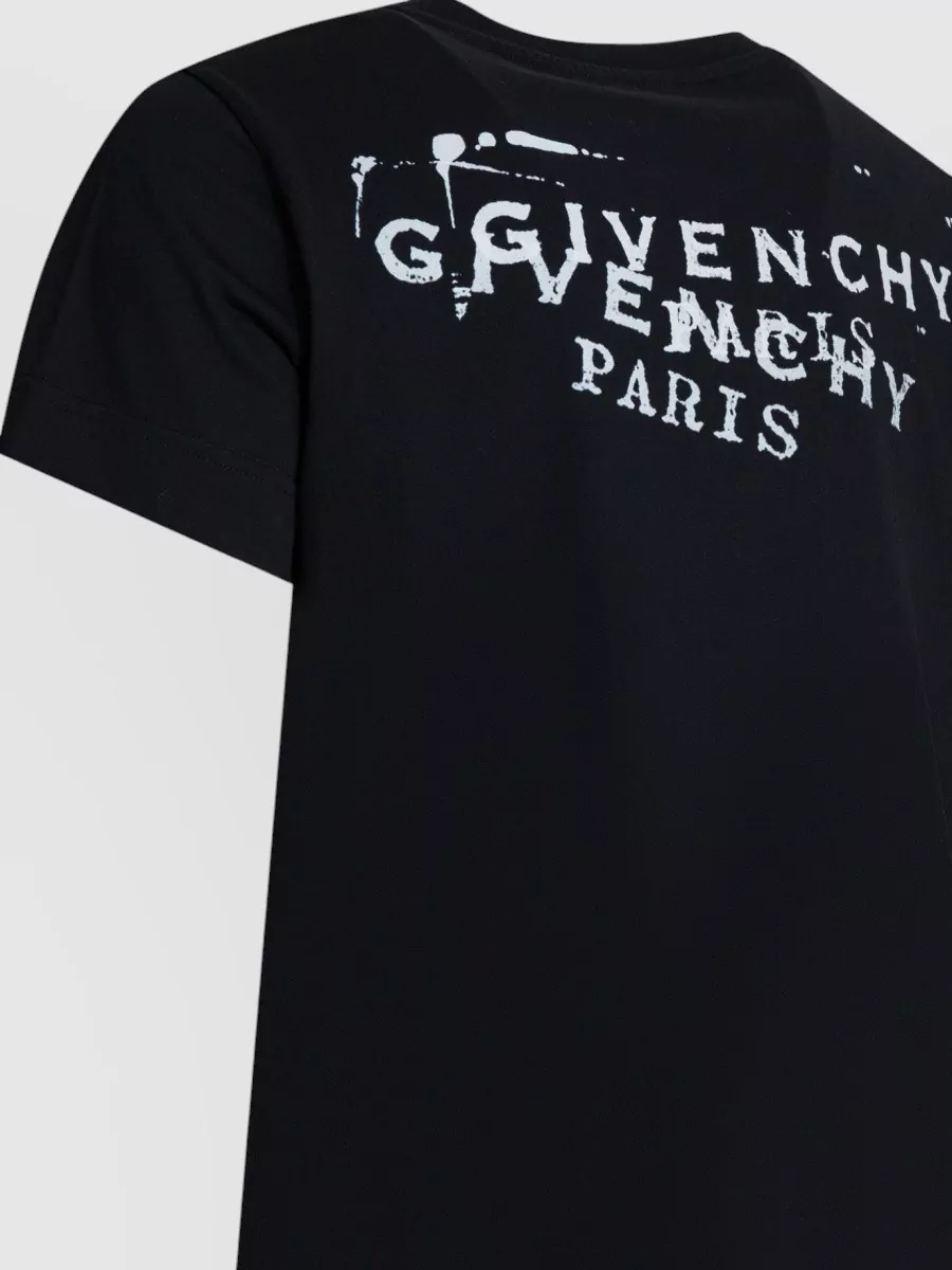 Givenchy Fitted Crew Neck Short Sleeve Top