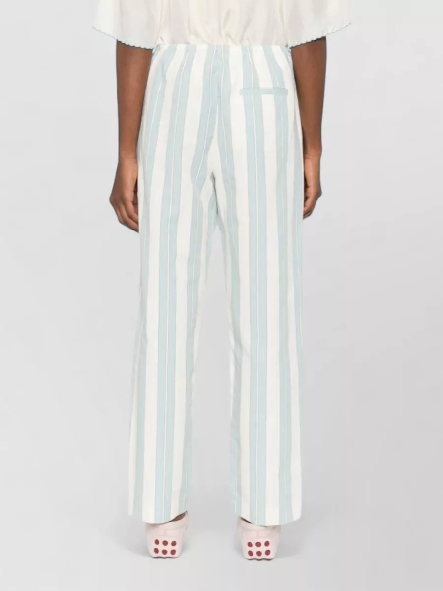 Forte Forte Striped Straight Trousers