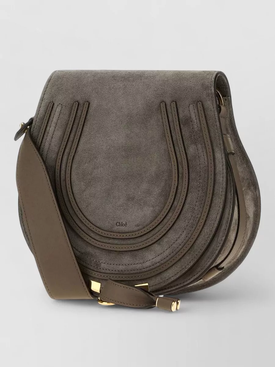 Chloé marcie leather shoulder bag