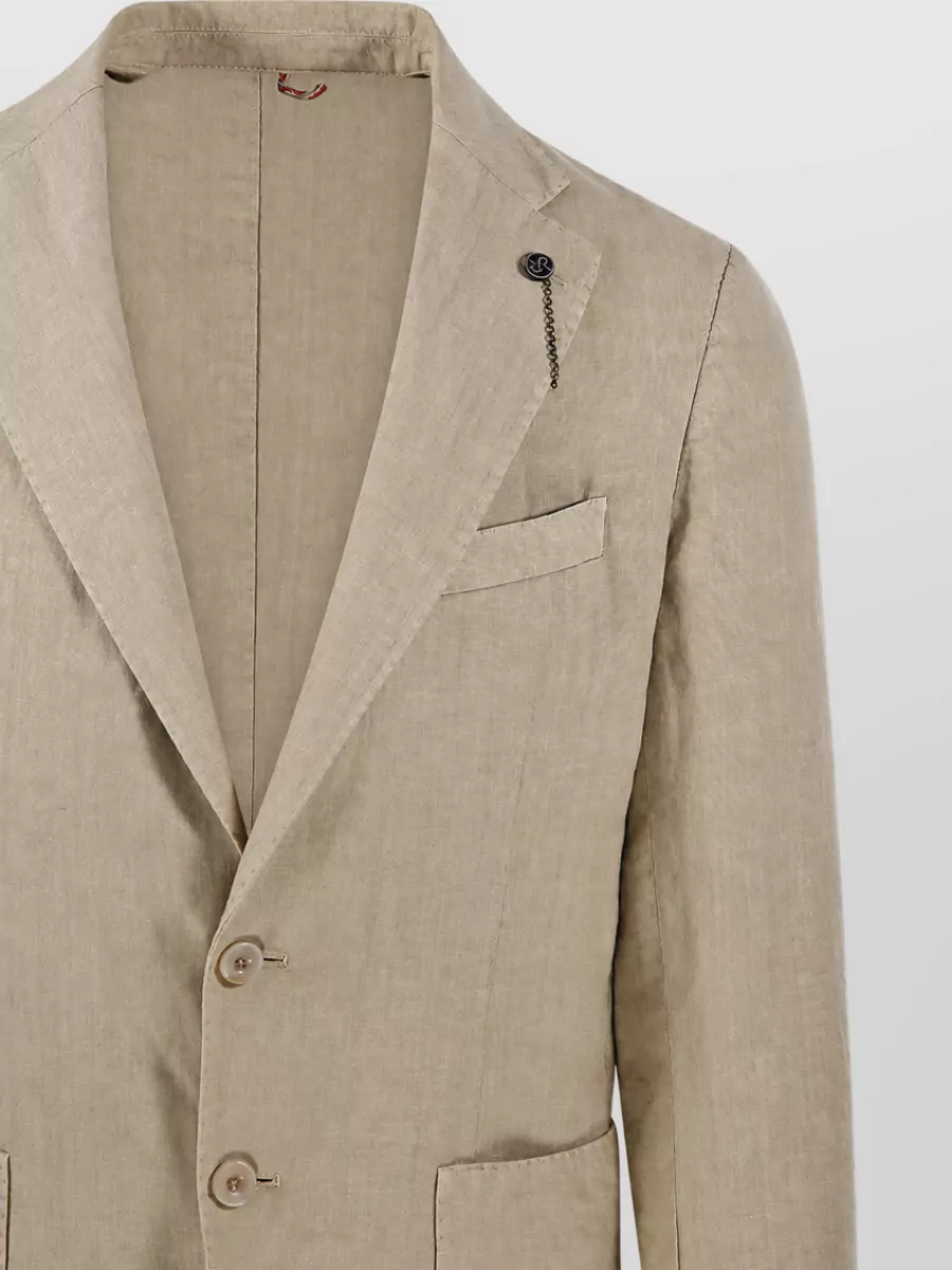 Santaniello Linen Suit Jacket