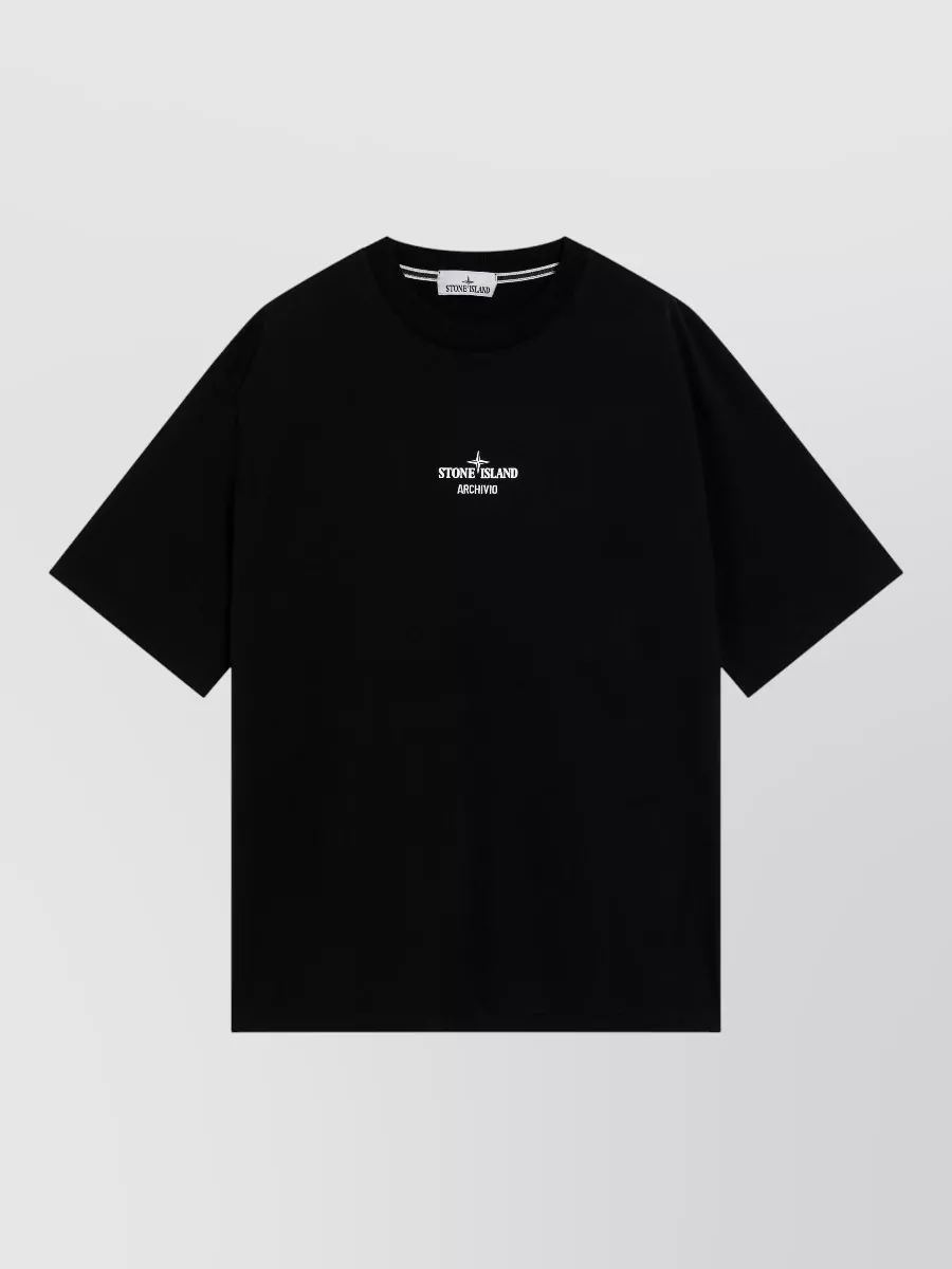 Stone Island printed cotton regular-fit t-shirt