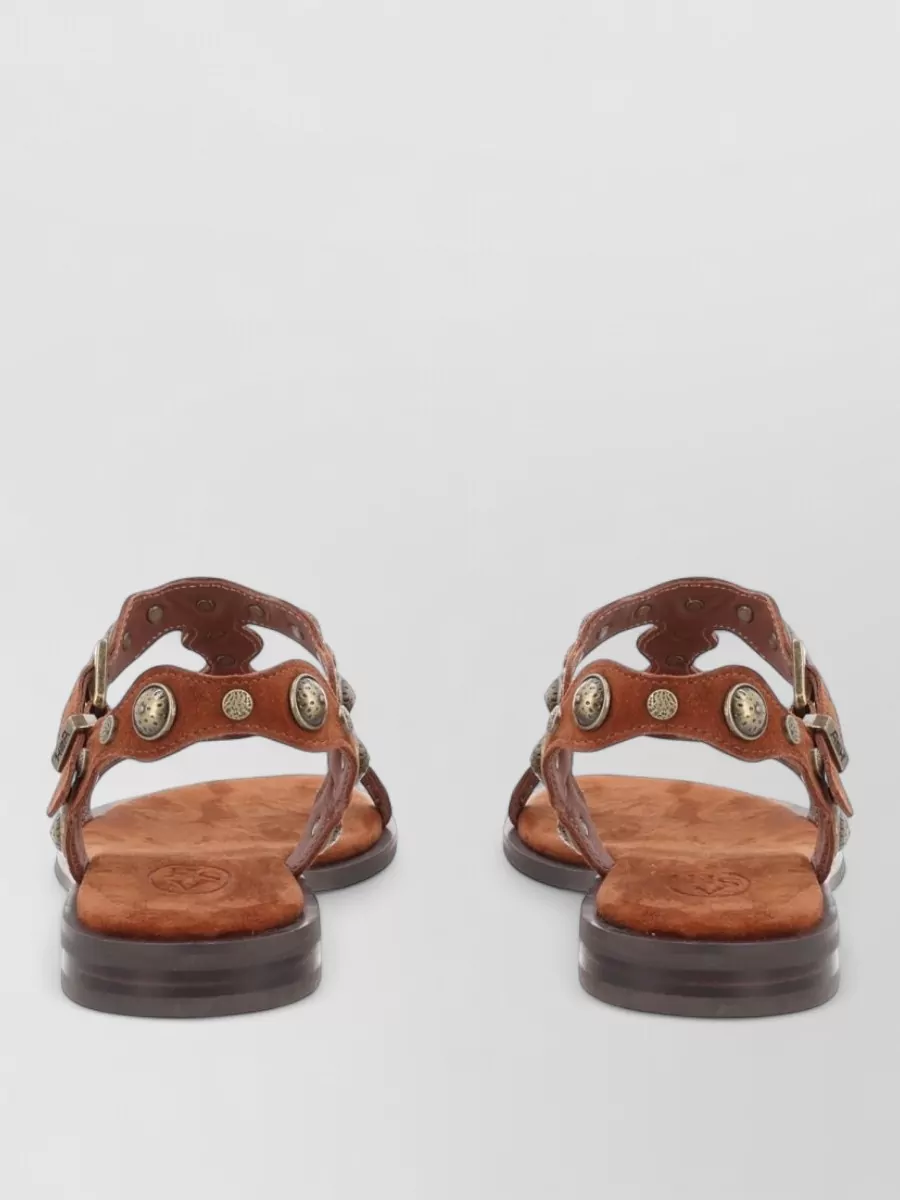 Ash Leather Sandals
