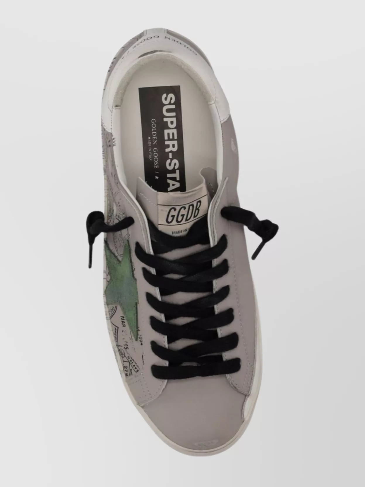 Golden Goose Leather Sneakers With Suede Star Detail