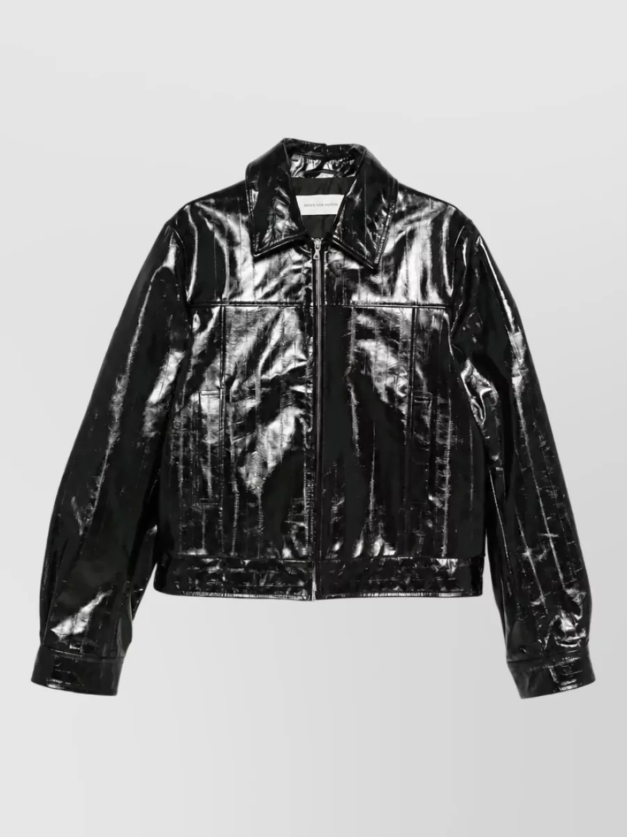 Dries Van Noten leather jacket