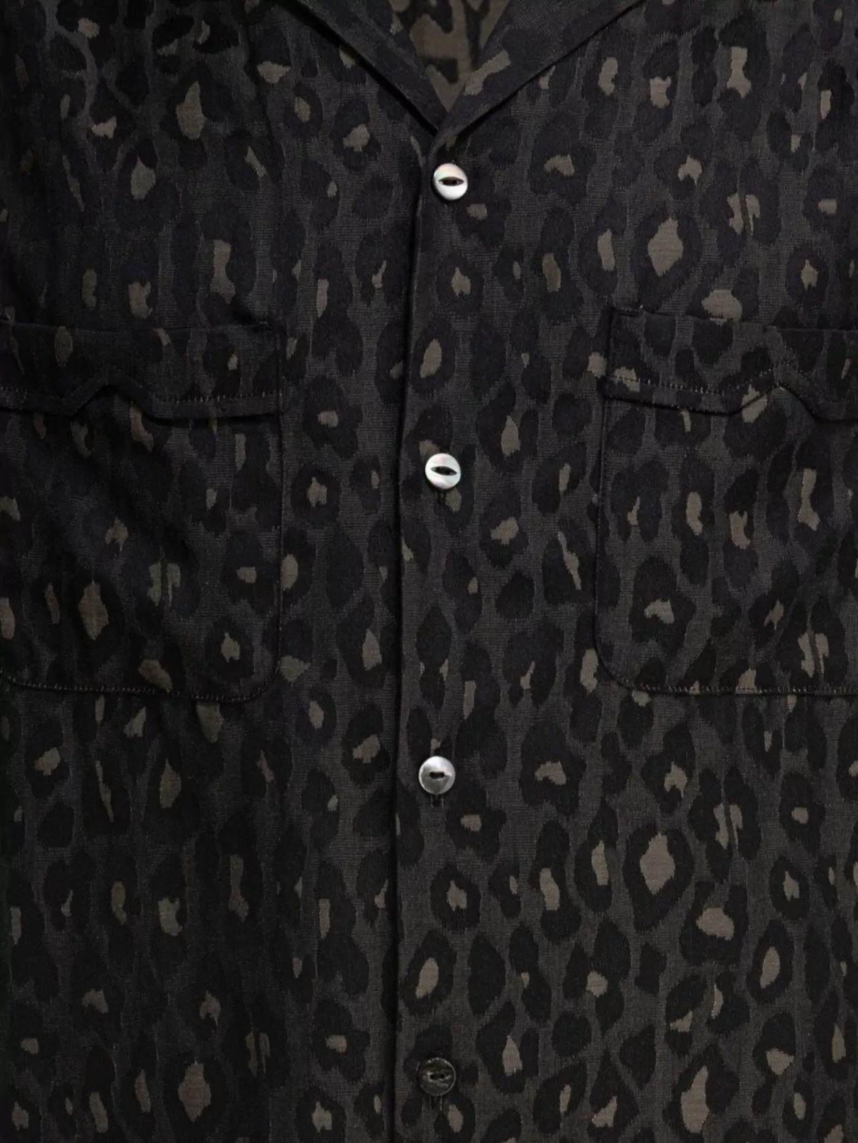 NEEDLES LONG SLEEVES CUFFED POCKETS SHIRT 