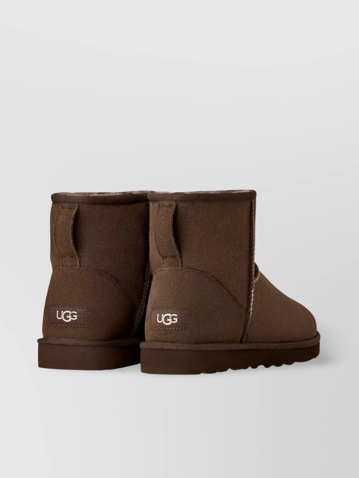 Ugg Mini Round Toe Stitched Ankle Boots