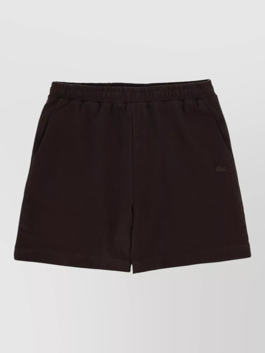 Lacoste Cotton swim shorts