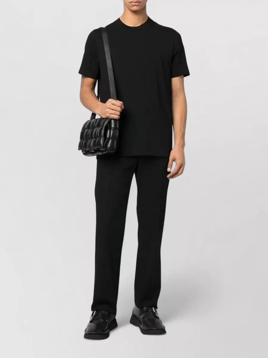 Jil Sander Regular Crew Neck Plain Short Sleeve T Shirt