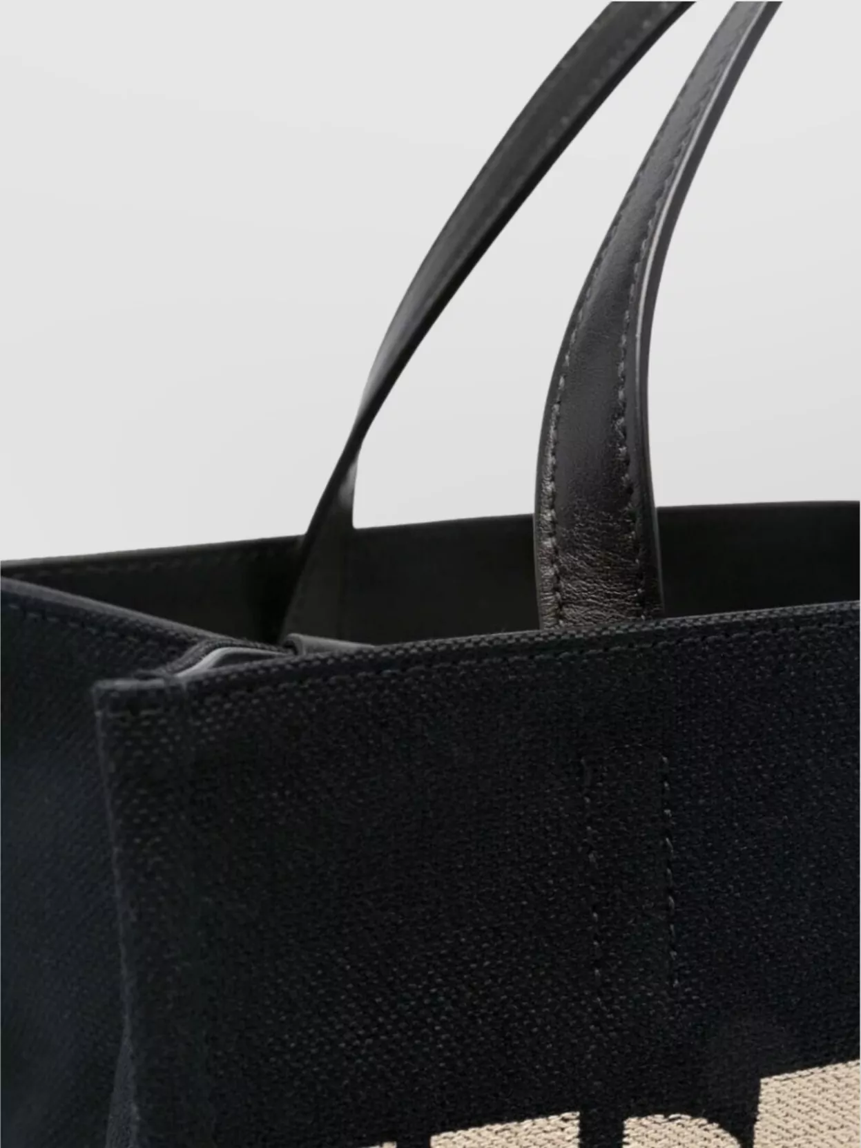Ferragamo Logo Printed Small Tote Bag Women In Black