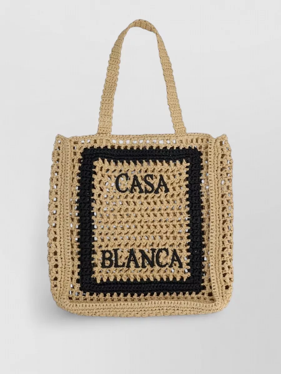 Casablanca logo tote bag
