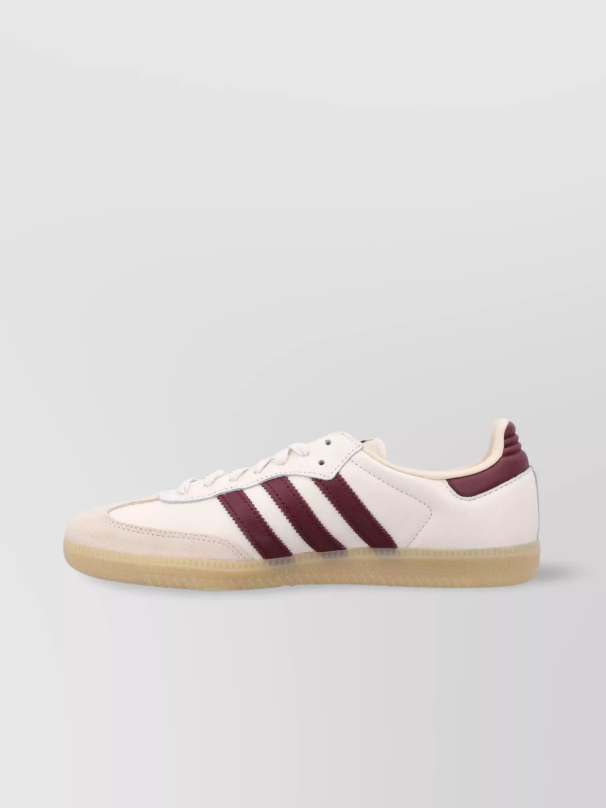 Adidas Originals Leather Sneakers With Serrated Stripes