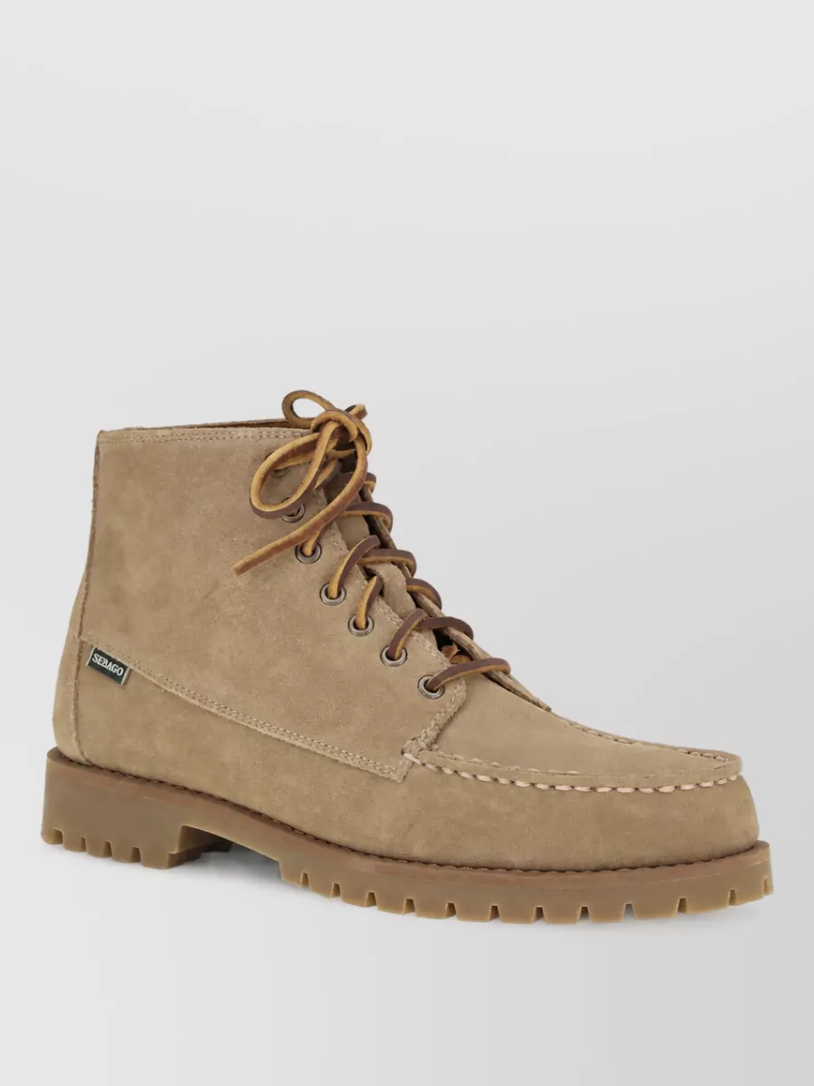Sebago Leather Lace-Up Boots