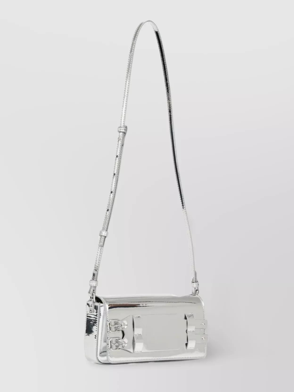 Mm6 Maison Margiela Shoulder Bag With Adjustable Strap And Buckle Detail