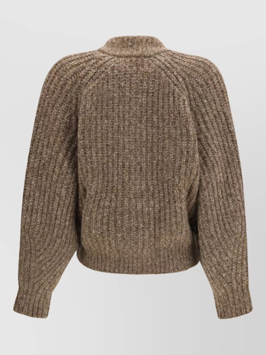 Brunello Cucinelli Cashmere Silk Sequin Cardigan
