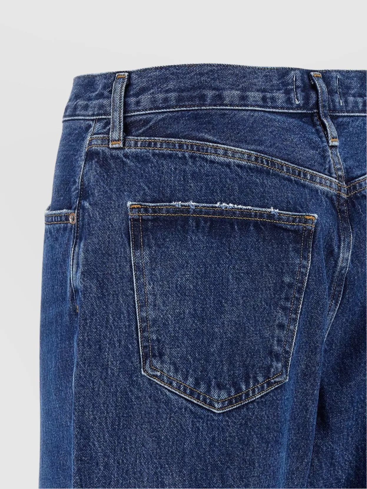Agolde Lady Wide Leg Jeans With Belt Loops