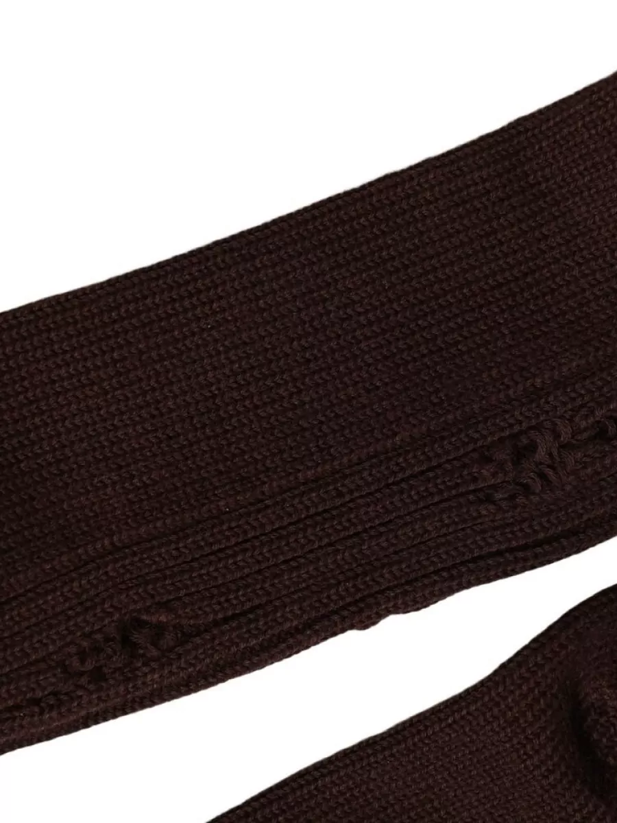 Dolce&Gabbana Cotton Distressed Mid Calf Socks