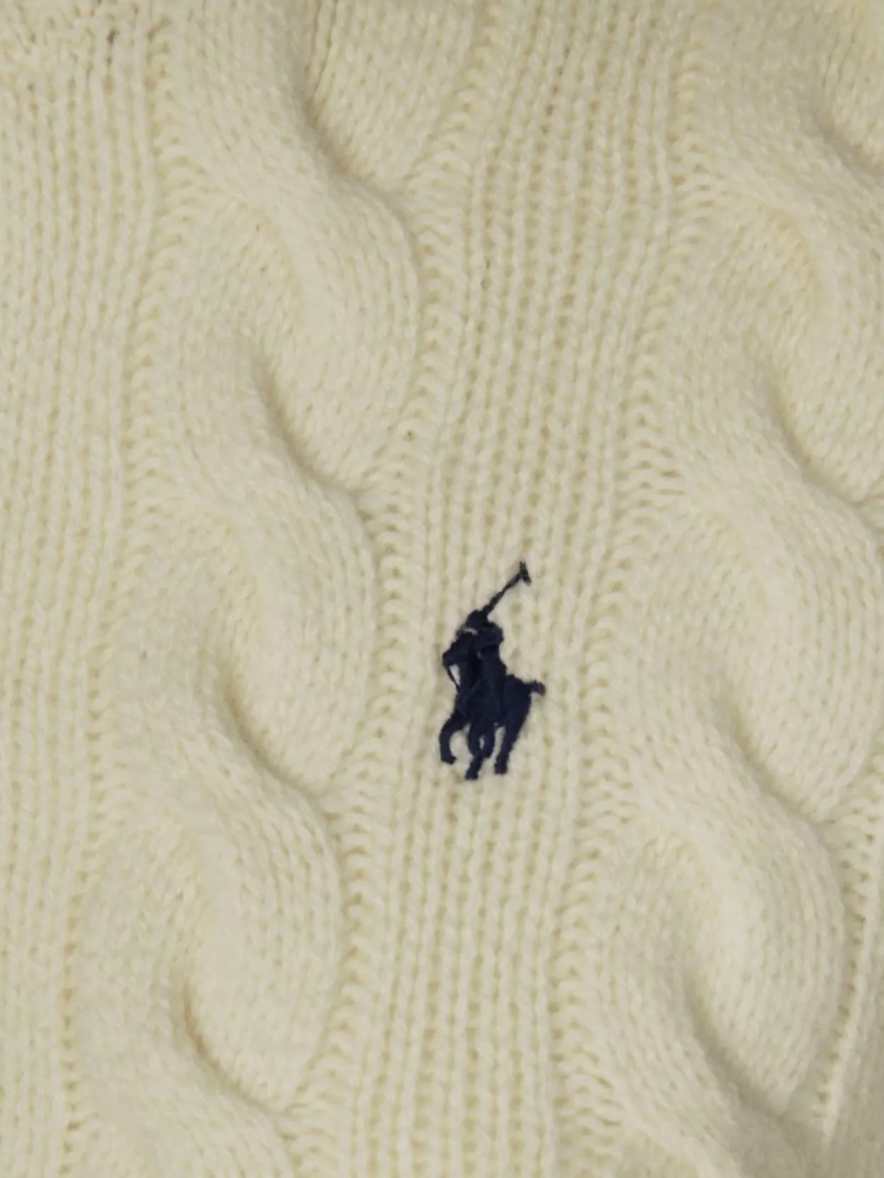 Polo Ralph Lauren Cable Knit Cardigan Logo Buttons