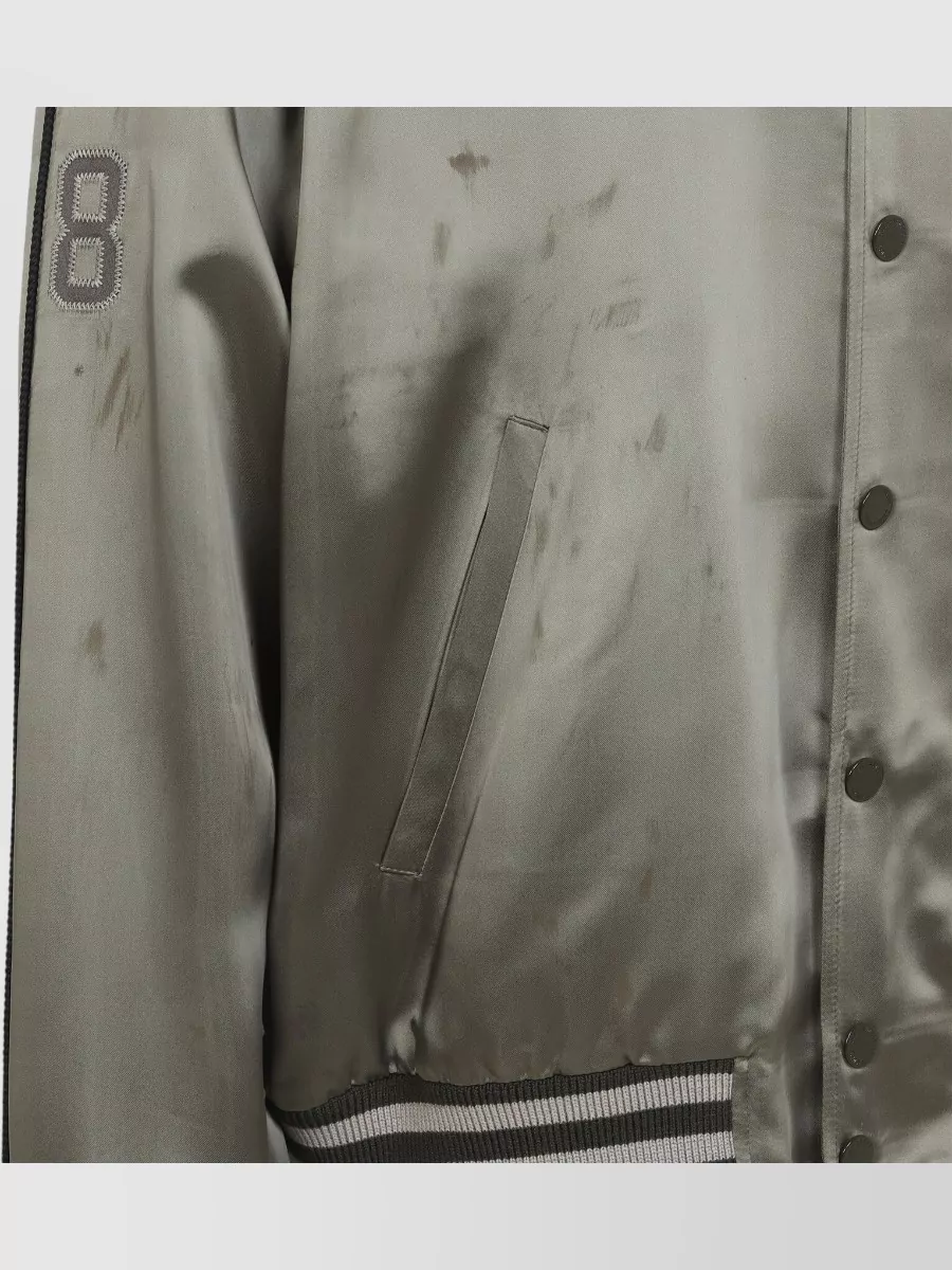 Golden Goose Satin Bomber Jacket