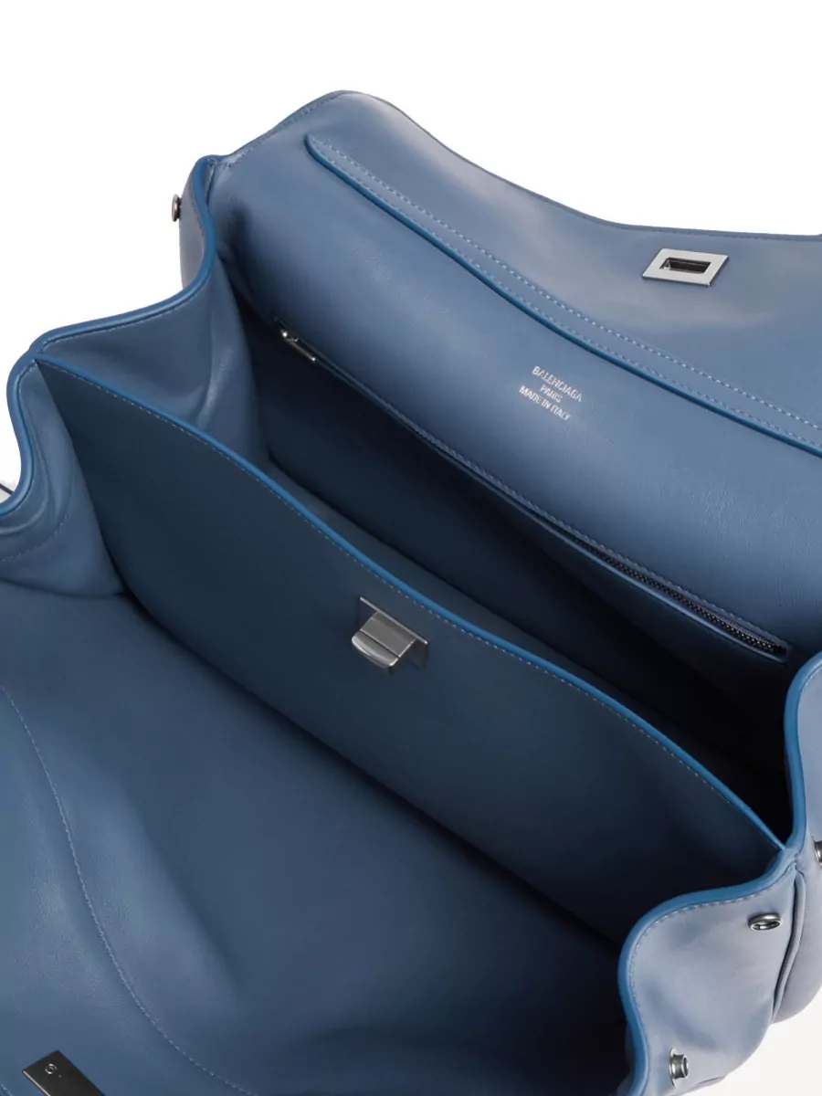 Balenciaga Rodeo Medium Leather Shoulder Bag