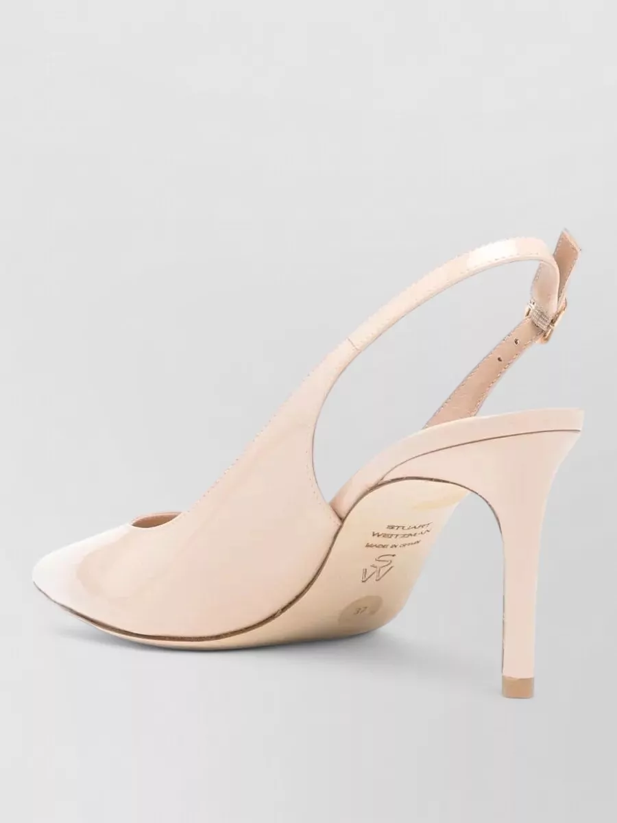 Stuart Weitzman Patent Leather Slingback Pumps