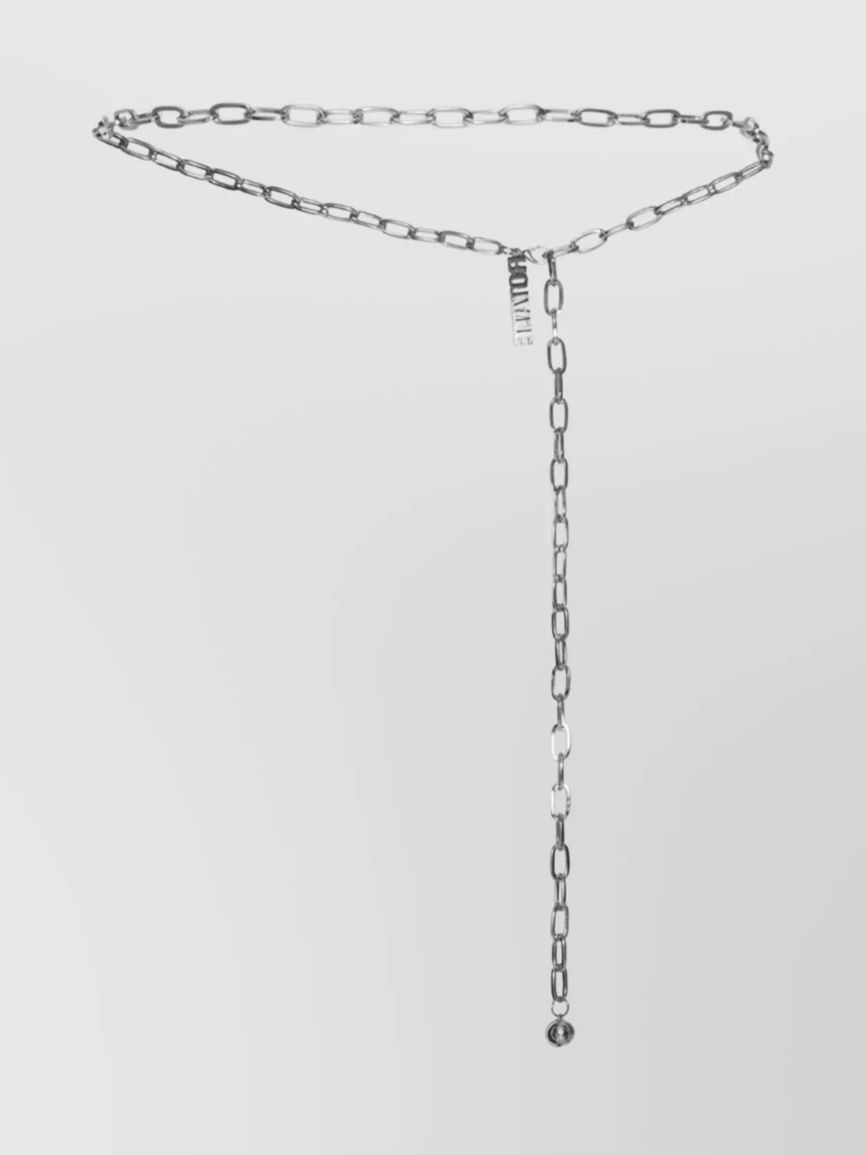 Shop Rotate Birger Christensen Adjustable Length Layered Chain Necklace In White