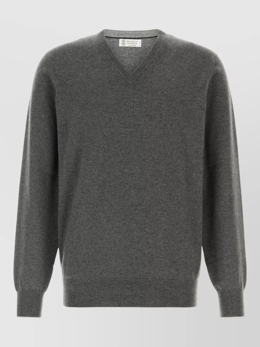 Brunello Cucinelli Cashmere v-neck regular-fit sweater