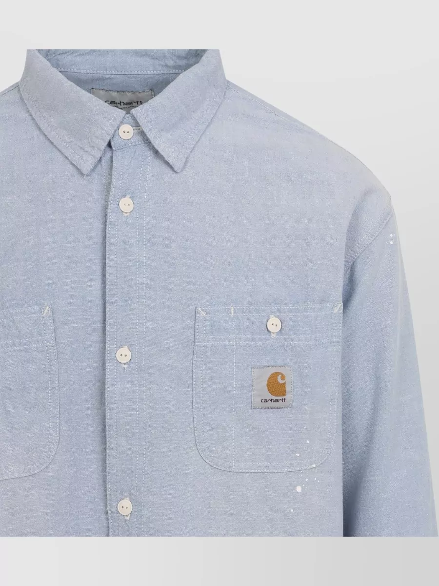Carhartt Wip Chambray Loose-Fit Long-Sleeve Shirt