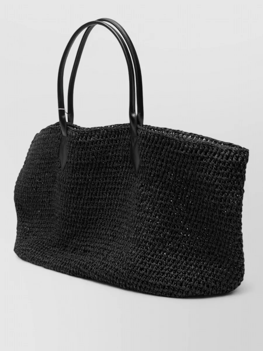 Vivienne Westwood Shopper Raffia Beach Bag