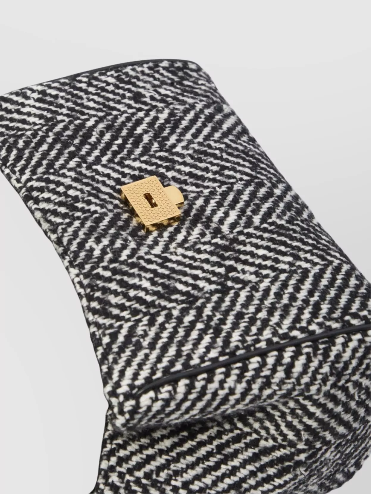 Dolce & Gabbana Women Sicily Medium Chevron Fabric Shoulder Bag In Black