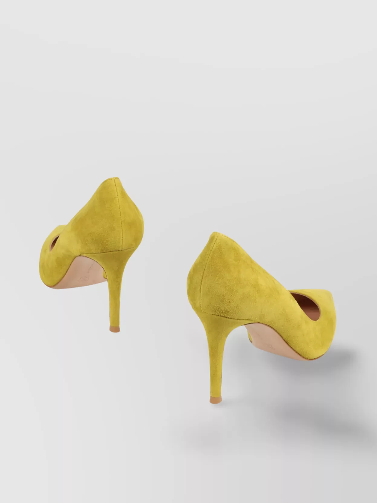 Shop Gianvito Rossi 85 Suede Pointed Toe Pumps