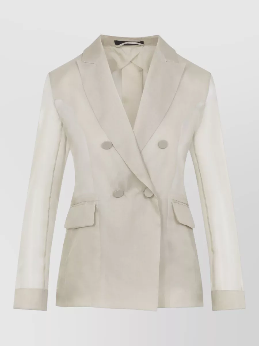 Max Mara Silk Double-Breasted Blazer