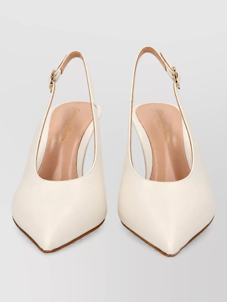 Gianvito Rossi leather slingback mules