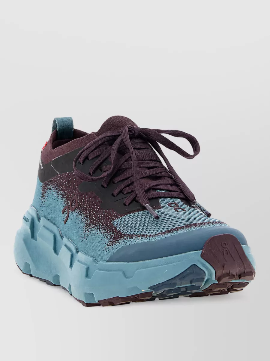 On Running cloudsoma gradient knit lace-up sneakers