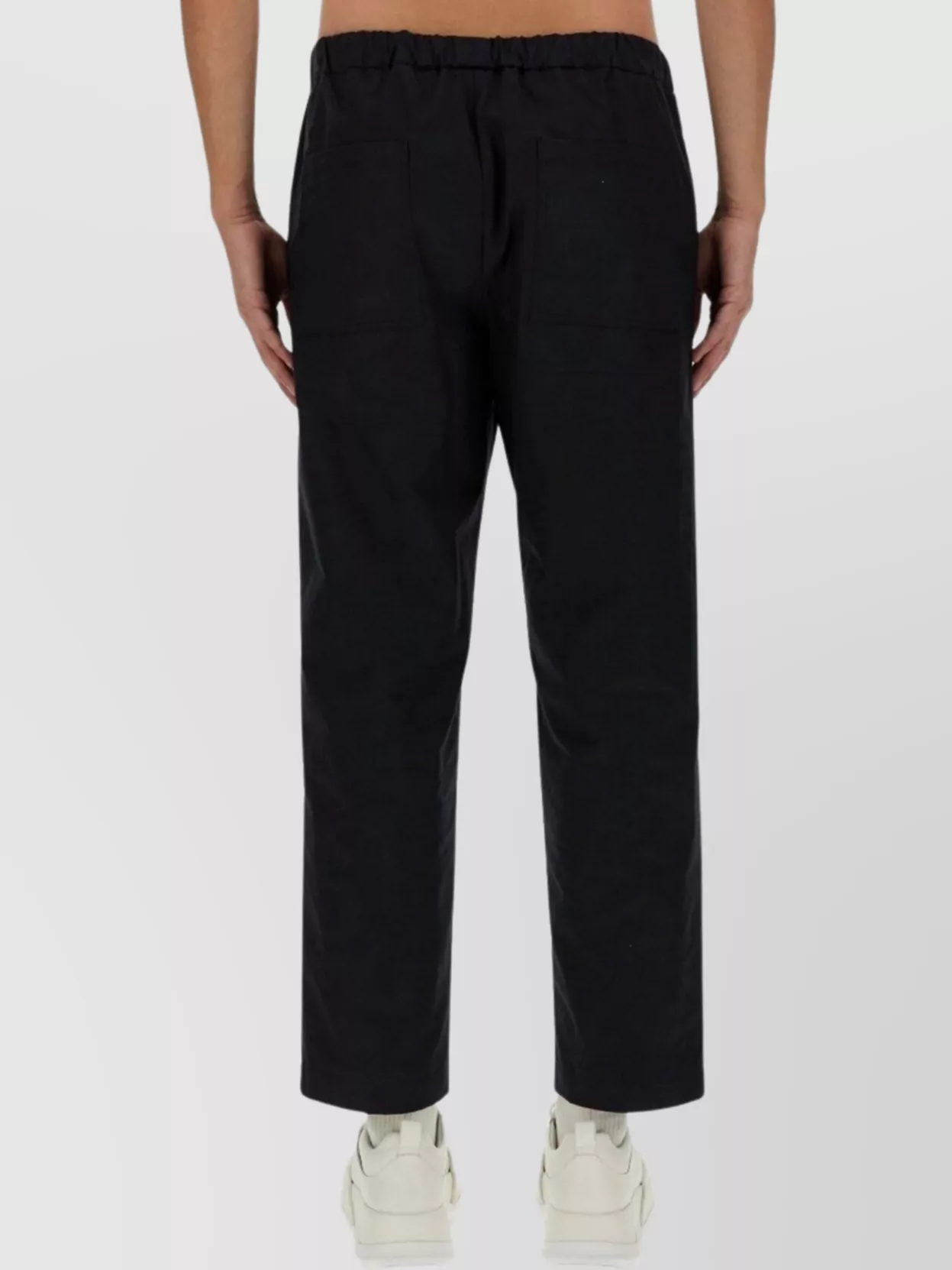 Jil Sander Cotton Trousers Side Back Pockets