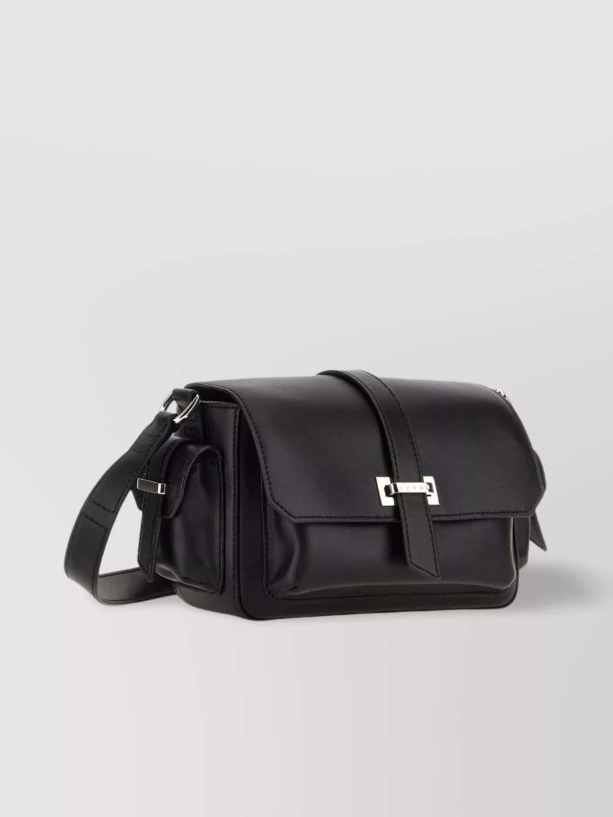 Hogan Small Leather Crossbody Bag Flap