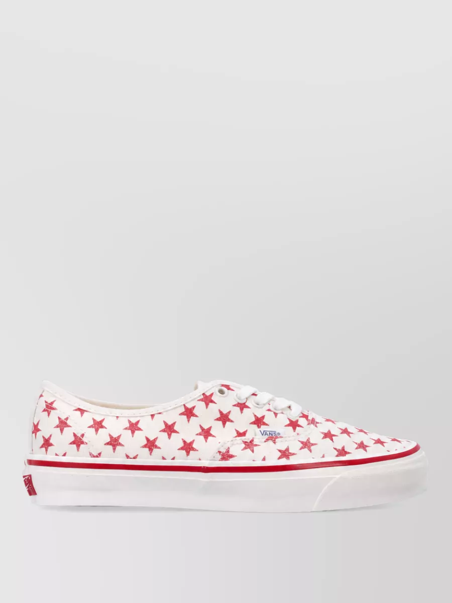 Vans Printed Canvas Lace-Up Sneakers