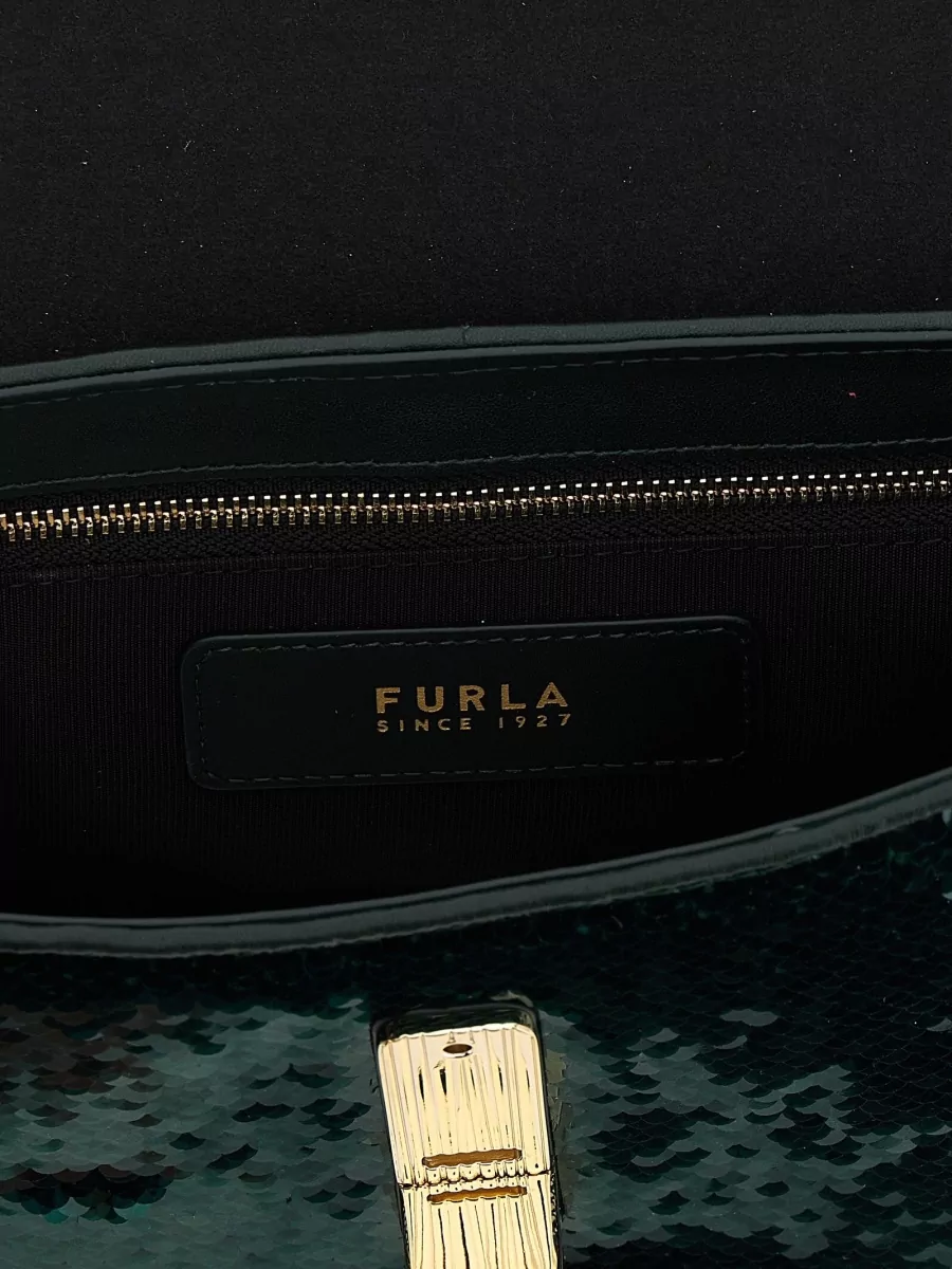 Furla Small Sequined Clutch Bag