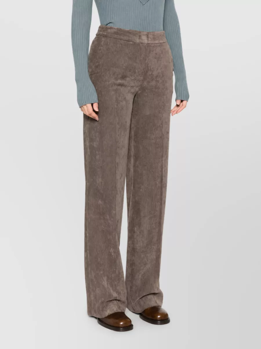 Via Masini 80 Corduroy Wide-Leg Trousers