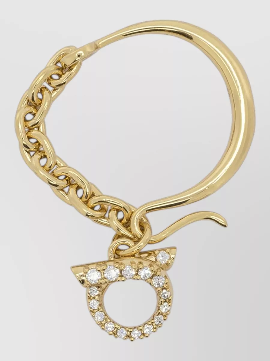 Ferragamo crystal-embellished ring