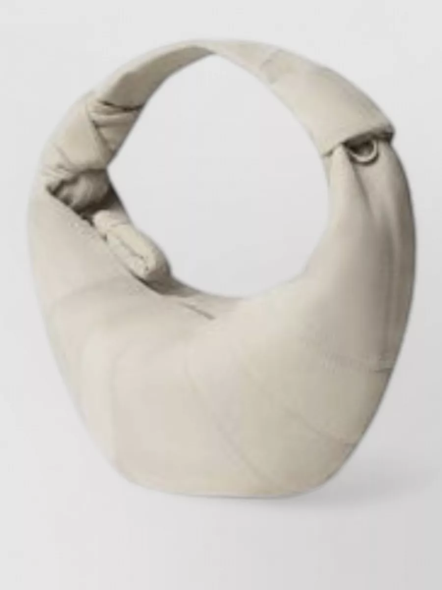 Lemaire Suede Mini Fortune Croissant Bag