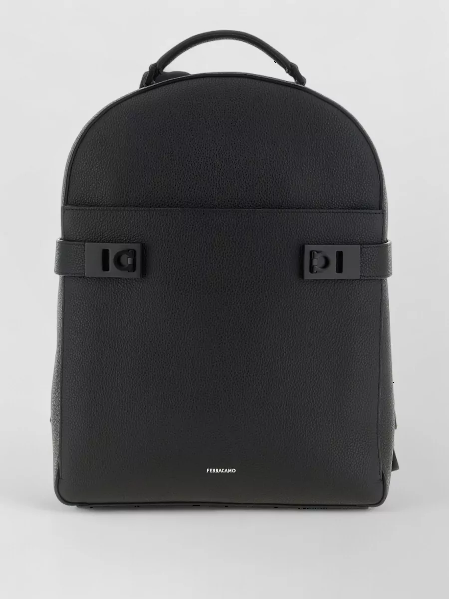 Ferragamo linen hug backpack
