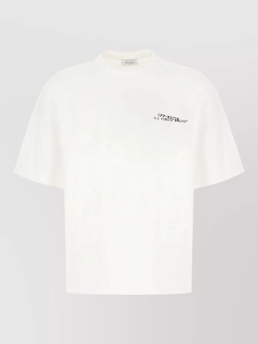 Off-White Cotton T-Shirt