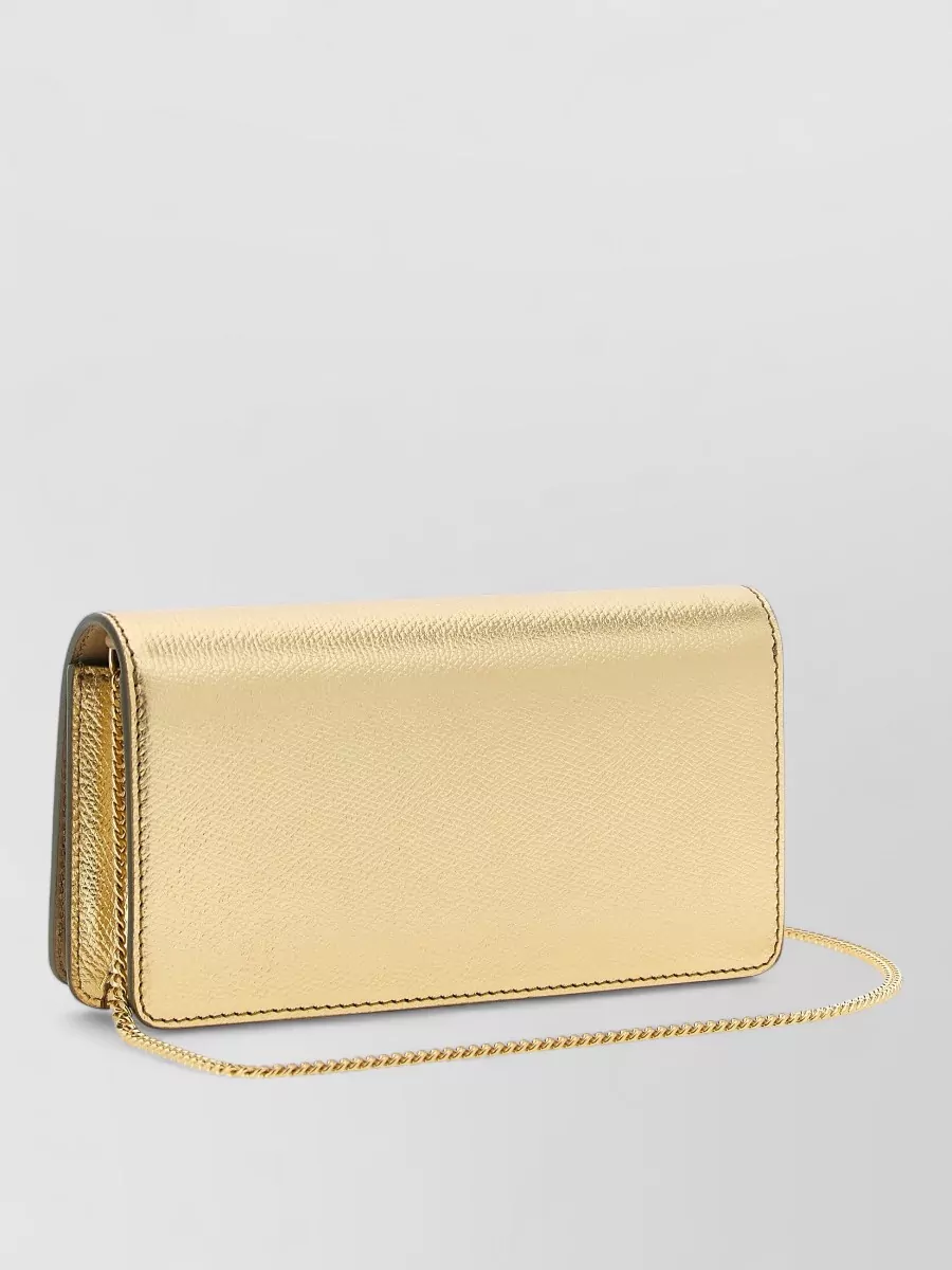 Valentino Garavani Vlogo Signature Mini Leather Clutch Bag